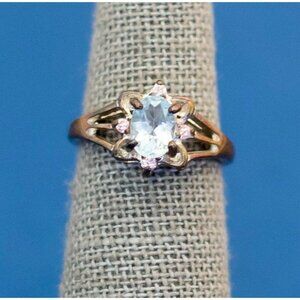Size 5, Sterling Silver 925 Art Nouveau Elegant Ring by Avon